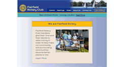 Desktop Screenshot of fairfieldrotary.org