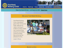 Tablet Screenshot of fairfieldrotary.org